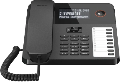Телефон проводной Gigaset DESK 600 черный