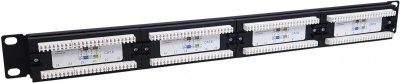 Патч-панель NTSS NTSS-PP-1U-24-UTP-RJ45-6-D 19" 1U 24xRJ45 кат.6 UTP