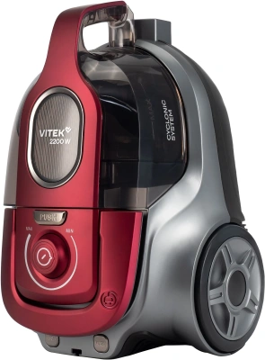 Пылесос Vitek VT-CV3113 2200Вт красный/серый