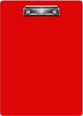 Папка-планшет Бюрократ -PD6002 A4 пластик 1мм ассорти