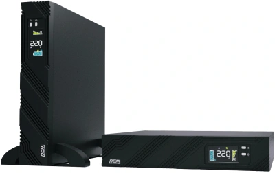 Источник бесперебойного питания Powercom Smart King Pro+ SPR-1000 LCD 800Вт 1000ВА черный