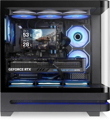 Корпус Thermaltake Arcus 290 TG черный без БП ATX 6x120mm 3x140mm 2xUSB3.0 audio bott PSU