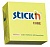 Блок самоклеящийся бумажный Stick`n 21010 76x76мм 400лист. 70г/м2 неон желтый