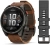 Смарт-часы Garmin Fenix 8 Pro 47мм 1.4" AMOLED корп.серый рем.песочный разм.брасл.:132-215мм (010-03198-40)
