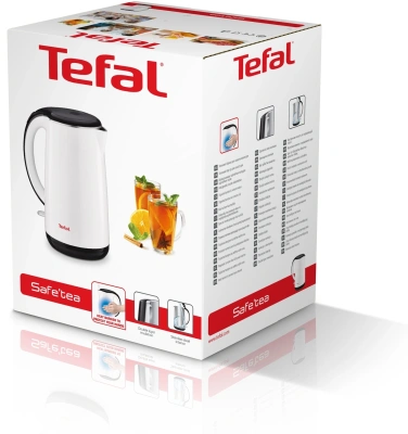 Чайник электрический Tefal KO260130 1.7л. 2150Вт белый/черный корпус: пластик (7211002463)