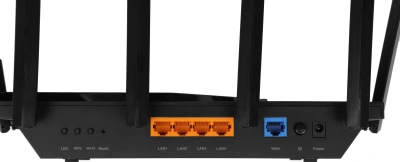 Роутер беспроводной TP-Link Archer AX73 AX5400 10/100/1000BASE-TX черный