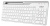 Клавиатура A4Tech FBK25 белый/серый USB беспроводная BT/Radio slim Multimedia (FBK25 WHITE)