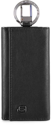Ключница Piquadro Black Square PC1397B3/N черный натур.кожа