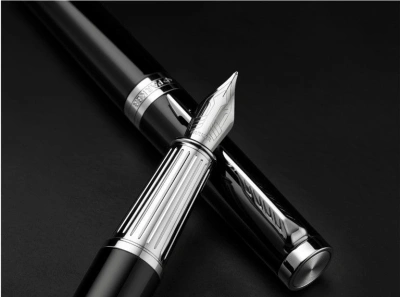 Ручка перьев. Parker Ingenuity Core F570 (2181994) Black СT F сталь нержавеющая подар.кор.