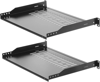 Полка стационарная Lanmaster TWT-CB-SFBF300-1U/18 1U нагр.:18кг. 19" 300мм черный (упак.:1шт)