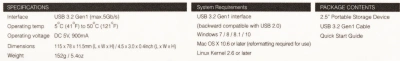 Жесткий диск A-Data USB3.1 1TB AHV620S-1TU31-CBL HV620S 2.5" синий