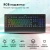 Клавиатура GMNG GG-KB770XP механическая черный USB Multimedia for gamer LED (подставка для запястий) (1901099) кабель 1.8м