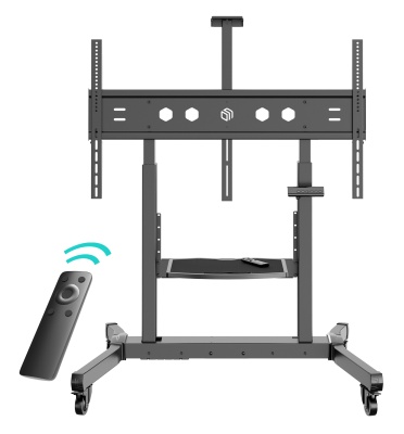 Стойка для телевизора Onkron TS1991 eLift черный 50"-100" макс.130кг напольный наклон (моторизованный лифт)