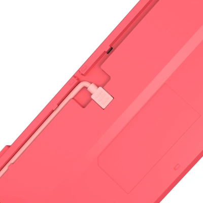 Клавиатура A4Tech S87 Energy механическая розовый USB for gamer LED (S87 USB ENERGY PINK) кабель 1.8м