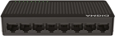 Коммутатор Digma DSW-108GE DSW-108GEV2 (L2) 8x1Гбит/с неуправляемый