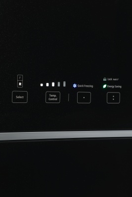 Холодильник Hitachi R-VG660PUC7-1 GBK 2-хкамерн. черный стекло инвертер