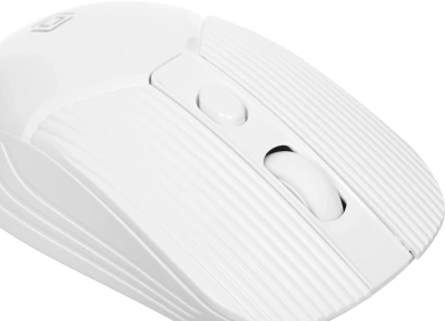 Мышь Оклик 509MW white белый оптическая 1600dpi беспров. USB для ноутбука 4but (1885186)