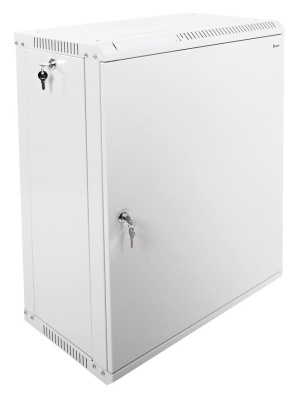 Шкаф коммутационный ЦМО ШРН-Эконом (ШРН-Э-15.500.1) настенный 15U 600x520мм пер.дв.металл направл.под закл.гайки 75кг серый 470мм 22.68кг 180град. 742мм IP20 сталь