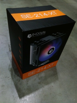 Устройство охлаждения(кулер) ID-Cooling SE-214-XT RGB Soc-AM5/AM4/1200/1700/1851 черный/белый 4-pin 16-27dB Al+Cu 180W 810gr Ret