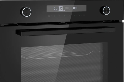 Духовой шкаф Электрический Weissgauff EOM 741 PDB Black Edition черный