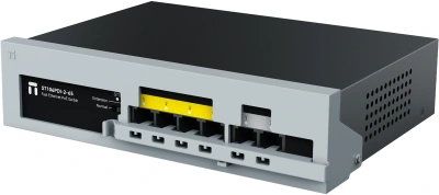 Коммутатор Netis ST106PDI-2-65 (L2) 6x100Мбит/с 4PoE 65W неуправляемый