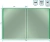 Папка с 30 прозр.вклад. Silwerhof SE-V30GRN A4 пластик 0.5мм зеленый