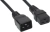 Шнур питания Cabeus PC-IEC19-IEC20-1.8M C19-C20 проводник.:3x1.5мм2 1.8м 220/250В 16А черный