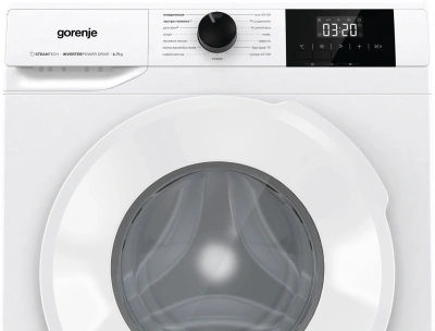 Стиральная машина Gorenje W5NGPI72SBS/C класс: A загр.фронтальная макс.:7кг белый инвертор