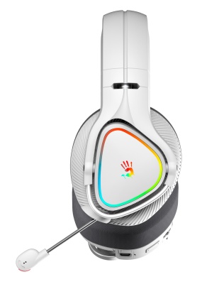 Наушники с микрофоном A4Tech Bloody MR710 серый 1.5м мониторные BT/Radio оголовье (MR710 GREY)