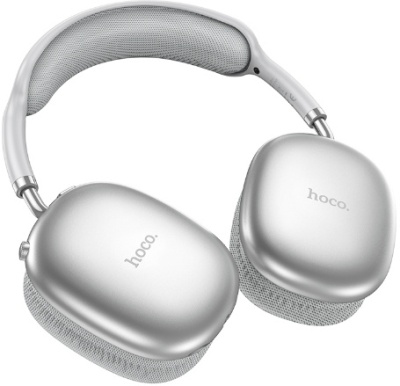 Наушники мониторные Hoco Air Triumph W35 серебристый беспроводные bluetooth оголовье