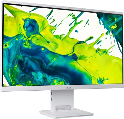 Моноблок Acer Aspire S27B-UGMTL-H 27" Full HD Core Ultra 7 155H (1.4) 16Gb SSD512Gb Arc graphics Eshell GbitEth WiFi BT 90W клавиатура мышь Cam белый 1920x1080
