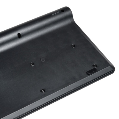 Клавиатура Оклик 480M черный/серый USB slim Multimedia (1067199) кабель 1.5м