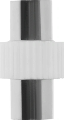 Адаптер антенный Premier 4-400/2 Coax (m)/Coax (m) серебристый (уп.:2шт)