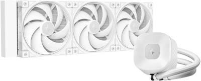 Система водяного охлаждения Deepcool LE360 V2 Pure ARGB Soc-AM5/AM4/1200/1700/1851 белый 4-pin 24.96dB Al LCD 250W 1554gr Ret (R-LE360PURE-WHLNMD-G-1)
