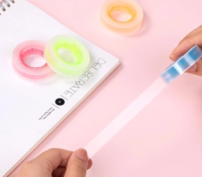 Клейкая лента канцелярская Deli EA690 прозрачная шир.12мм дл.27м 38мкр (упак.:4шт)