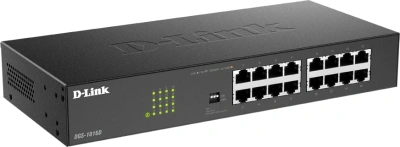 Коммутатор D-Link DGS-1016D/V/K1A (L2) 16x1Гбит/с неуправляемый