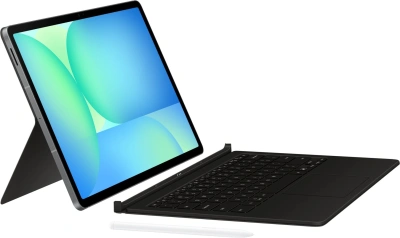 Чехол-клавиатура Samsung для Samsung Galaxy Tab S10 FE+ Book Cover Keyboard with touchpad поликарбонат/полиуретан черный (EF-DX625UBRGRU)