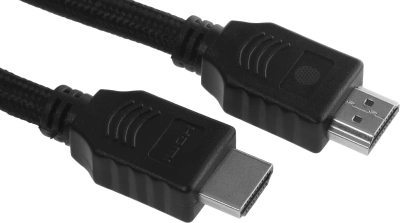 Кабель аудио-видео Cactus CS-HDMI.2-2 HDMI (m)/HDMI (m) 2м. позолоч.конт. черный