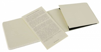 Блокнот Moleskine REPORTER SOFT QP811 Pocket 90x140мм 192стр. линейка мягкая обложка черный