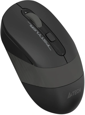 Мышь A4Tech Fstyler FG10S черный/серый оптическая 2000dpi silent беспров. USB для ноутбука 4but (FG10S GREY)