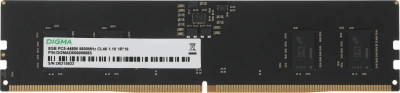 Память DDR5 8GB 5600MHz Digma DGMAD55600008S RTL PC5-44800 CL46 DIMM UDIMM 288-pin 1.1В single rank Ret
