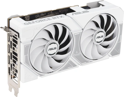 Видеокарта Asus PCI-E 5.0 DUAL-RTX5060-O8G-WHITE NVIDIA GeForce RTX 5060 8Gb 128bit GDDR7 2535/28000 HDMIx1 DPx3 HDCP Ret