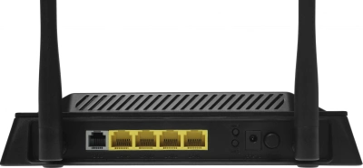Роутер беспроводной D-Link DSL-224 (DSL-224/R1A) N300 10/100BASE-TX черный