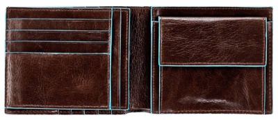 Кошелек мужской Piquadro Blue Square PU1240B2R/MO коричневый натур.кожа