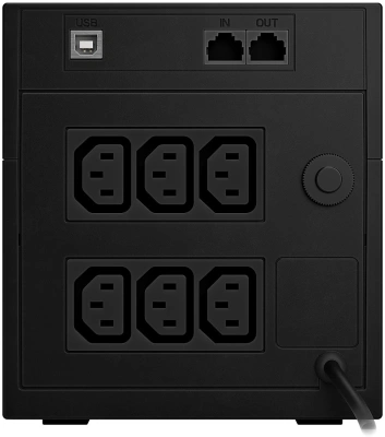 Источник бесперебойного питания Powercom Raptor Plus RPT1200IU 720Вт 1200ВА черный