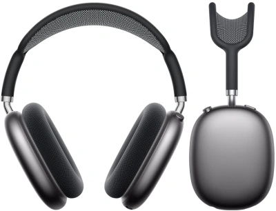 Гарнитура накладные Hoco W65 Plus 1.2м т.серый беспроводные bluetooth оголовье (50397)