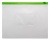 Папка на молнии Бюрократ -BPM5AGRN A5 полипропилен 0.15мм карм.для визит. цвет молнии зеленый