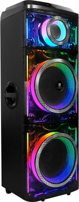 Колонка порт. Ural Молот 216 черный/черный 3000W 1.1 BT/3.5Jack/USB-C 15м 9000mAh (УРАЛ МОЛОТ 216)