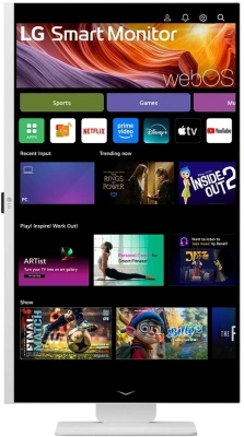 Монитор LG 31.5" UltraFine 32U830SA-W белый IPS LED 16:9 HDMI M/M матовая HAS 1000:1 400cd 178гр/178гр 3840x2160 60Hz 4K USB 7.7кг