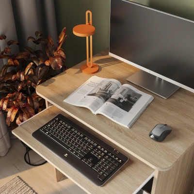 Стол для компьютера Сокол КСТ-21.1 столешница ЛДСП дуб сонома